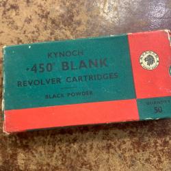 Boîte de munitions de collection calibre 450" à blanc - KYNOCH