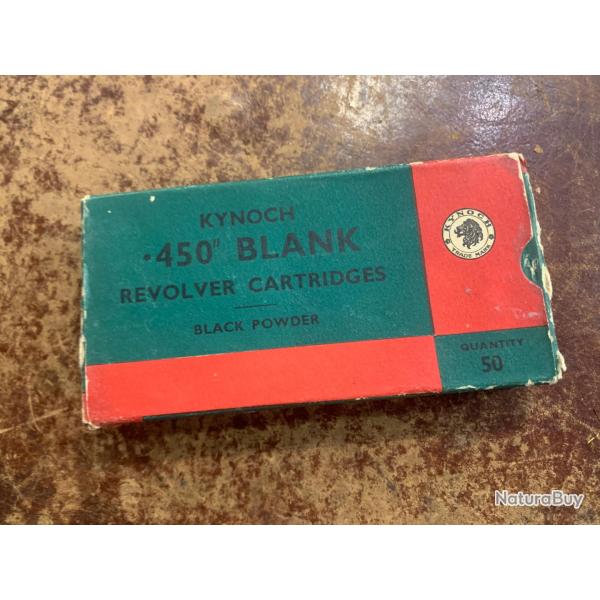 Bote de munitions de collection calibre 450"  blanc - KYNOCH