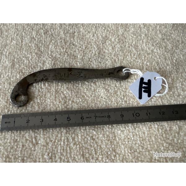 CONTRE PLATINE FER  POUR  FUSIL  A SILEX    MODLE  1777   AN IX   ORIGINALE  19 ME. N 3