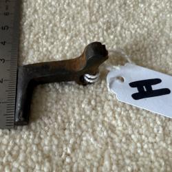 PIÈCE DE PLATINE   POUR  FUSIL  A SILEX    MODÈLE  1777   AN IX   ORIGINAL  19 ÈME. N° 2