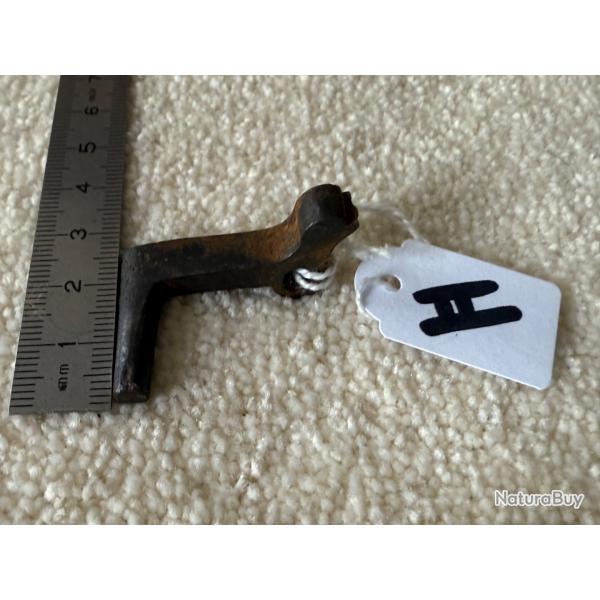 PICE DE PLATINE   POUR  FUSIL  A SILEX    MODLE  1777   AN IX   ORIGINAL  19 ME. N 2
