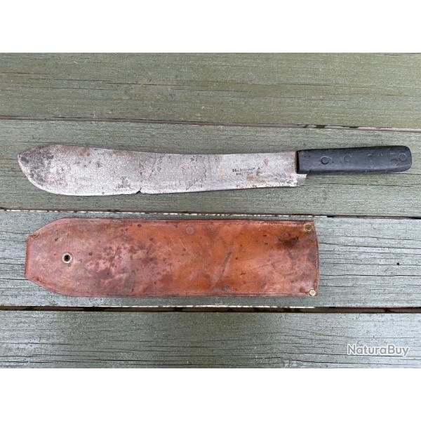 Machette britannique Machete marked S & J Kitchin LTD Sheffield 1943 originale