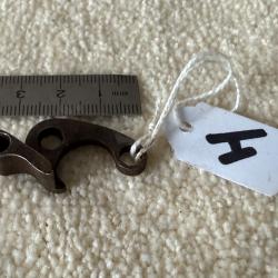 PIÈCE DE PLATINE   POUR  FUSIL  A SILEX    MODÈLE  1777   AN IX   ORIGINAL  19 ÈME. N° 1 A