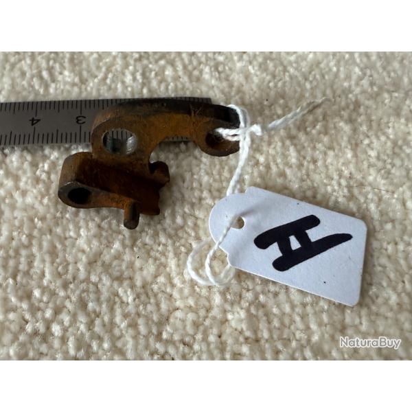 PICE DE PLATINE   POUR  FUSIL  A SILEX    MODLE  1777   AN IX   ORIGINAL  19 ME. N 2 B