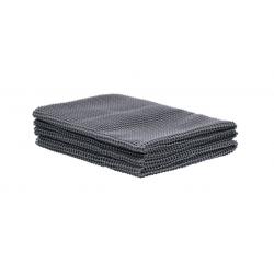 Tapis de tente anthracite 250x450 cm en maille PVC pour campeurs exigeants