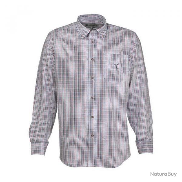 Chemise Percussion petits carreaux - Rouge / XL