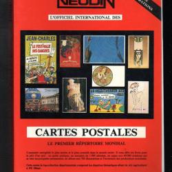 catalogue neudin l'officiel international de la carte postale 1985