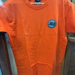 Tee-Shirt Orange Ecusson Sanglier