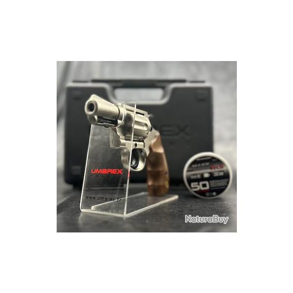 PACK PRT A TIRER REVOLVER COLT DETECTIVE SPECIAL CAL 9MM RK - NICKEL/WOOD
