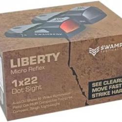 OFFRE SPECIALE NB Viseur point rouge LIBERTY 1X22 3MOA SWAMPFOX LIVRAISON GRATUITE EN RELAIS