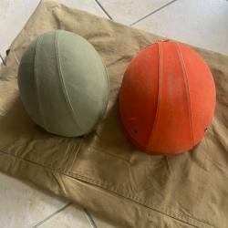 Paires casques parachutistes français GUENEAU.