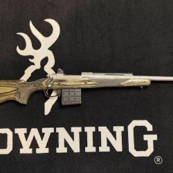 Carabine à verrou RUGER GUNSITE SCOUT Lamellé Inox - Cal. 308 Win + Colliers Ruger Inox (Occasion tr
