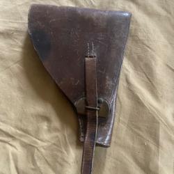 Étui é cuir pour pistolet style 7,65