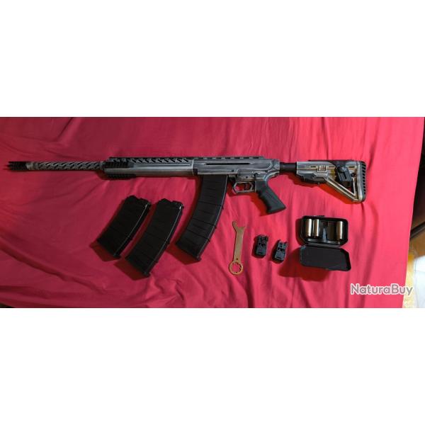 Fusil Rp manuelle Hunt Group MH-TS Distr White  chargeur 12/76 billes acier