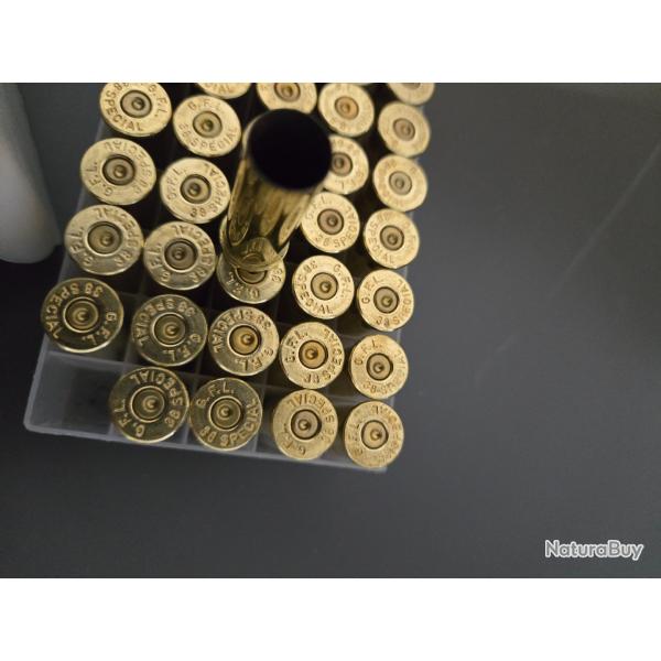 Lot de 100 douilles 38 spcial FIOCCHI ET GECO