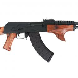 Carabine PSA AK-47 GF3 Forged Rifle with Shark Fin and Cheese Grater Upper Hand Guard, Nutmeg