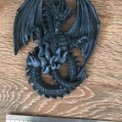 magnet aimant dragon gris