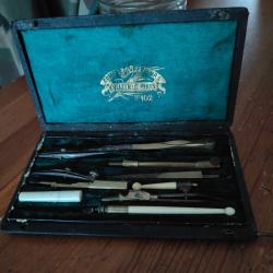 boîte complète ancienne compas Grazin Paris