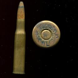 8 x 58 R Krag Danemark - à blanc balle bois - voir photo - 2