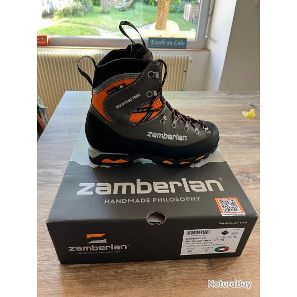Chaussures Zamberlan Mountain Trek p.43 neuves (jamais portes)