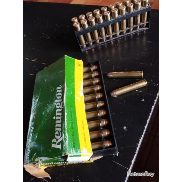 Lot 38 cartouches 444 Marlin Remington 240 Gr Soft Point