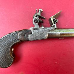 Pistolet de poche à silex premier empire
