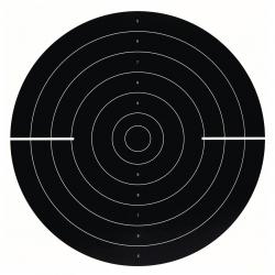 Paquet de 100 cibles court C50 VO en carton 51X52Cm
