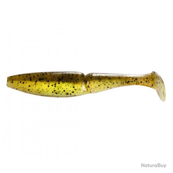 Leurre souple sawamura one up Shad 2" olive green glitter