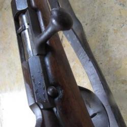 fusil carabine type GRAS bataillon scolaire " La Duquesne"  avale 22LR 22 short canon lourd jus sale