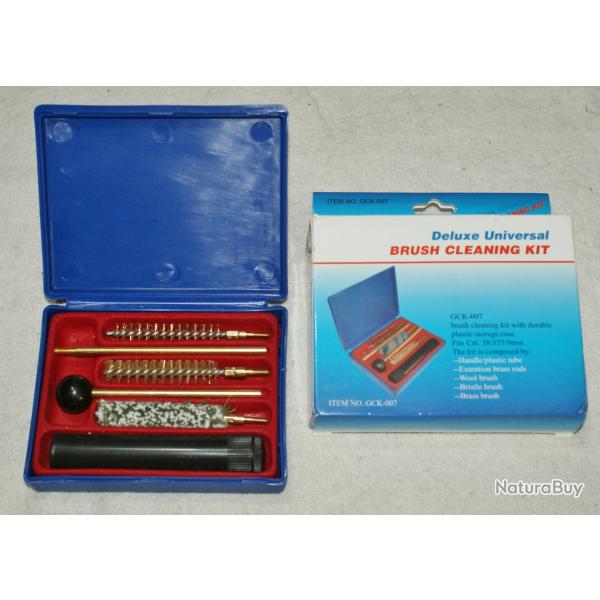 Kit de nettoyage pour armes de poing cal 9mm - 38spl - 357