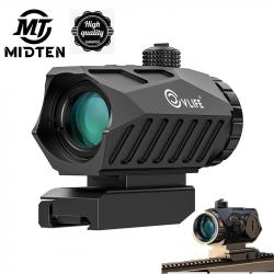 Lunette de visée MIDTEN Grossissement fixe 3X Mouvement Éveil Rouge Vert - LIVRAISON GRATUITE