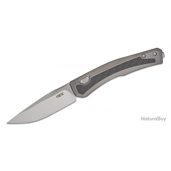 Couteau Automatique Zero Tolerance AUTO Lame Acier CPM-MagnaCut Manche Titane/FCarbone USA ZT0556 -
