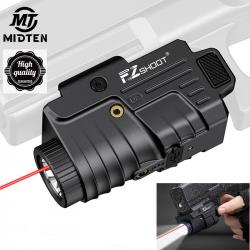 MidTen 800 Lumens pistolet lumière rouge Laser Combo Rechargeable avec Rail - LIVRAISON GRATUITE !!!
