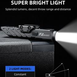 Lampe de poche MidTen 1700 Lumens pour fusil avec Mode stroboscopique - LIVRAISON GRATUITE !!!