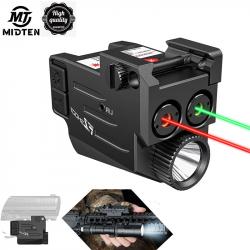 MidTen lampe de poche lumière rouge vert Laser Combo Glock faisceau 500 Lum - LIVRAISON GRATUITE !!!