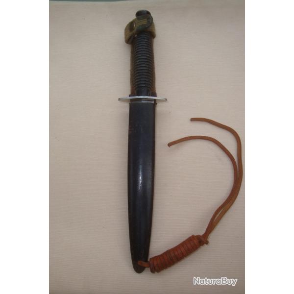 DAGUE  LE COMMANDO FOURREAU METAL 1ER MODELE