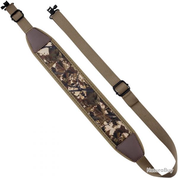 charpe rglable en Nylon pour fusil  2 points, avec anneau d'paule -Camo Khaki