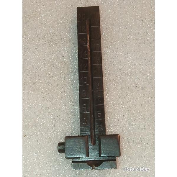 Planchette de hausse Mauser Espagnole Oviedo 1916