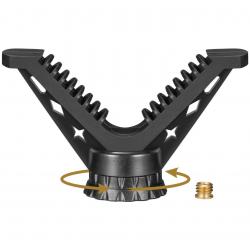 Support de tir Portable, support à joug en V, trépied rotatif à 360 °
