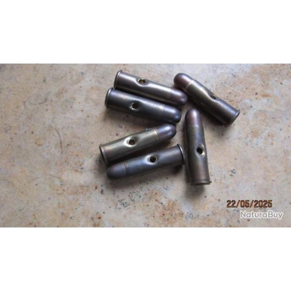 1 paquet revolver 8mm neutralises mod 92 8mm92 percute perces 8 mm dat 1939  ww2
