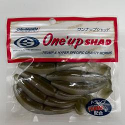 Leurre souple sawamura one up shad 4" naturelle