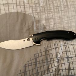 VEND COUTEAU PLIANT SPYDERCO TROPEN JAVIER VOGT DESIGN.