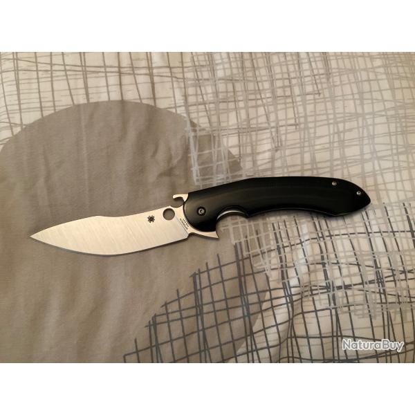 VEND COUTEAU PLIANT SPYDERCO TROPEN JAVIER VOGT DESIGN.