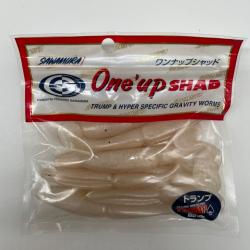 Leurre souple sawamura one up shad 4" perle