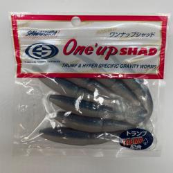 Leurre souple sawamura one up shad 4" gris/bleu