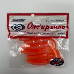 Leurre souple sawamura one up shad 4" orange fluo