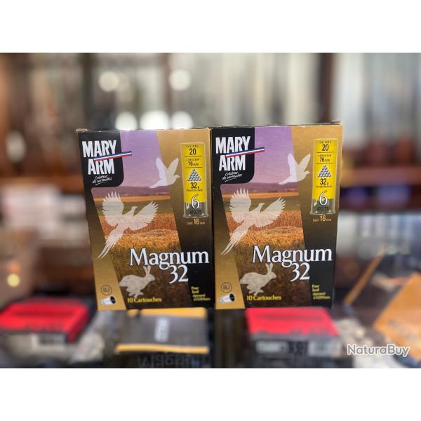 Enchre 1 lot de 2 20/76 Mary Arm magnum 32 bourre jupe 32g plomb de 6