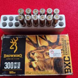 Browning BXC 300 win mag 185gr 12 balles