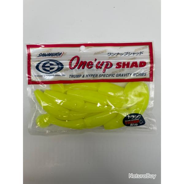 Leurre souple sawamura one up Shad 5" jaune