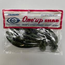 Leurre souple sawamura one up Shad 5" vert/noir